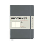 Leuchtturm Leuchtturm1917 Notebook, Medium (A5), Softcover - Anthracite, Plain