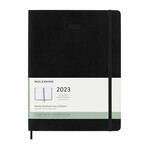 Moleskine 2023  Weekly Planner, 12M, Extra Large, Black, Hard Cover