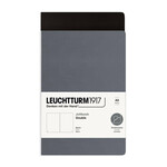Leuchtturm Leuchtturm1917 Jottbook (Double Notebook), Medium (A5) - Anthracite & Black, Plain
