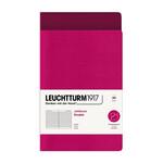 Leuchtturm Leuchtturm A5 Jottbook Double Notebook, Berry & Port Red, Ruled