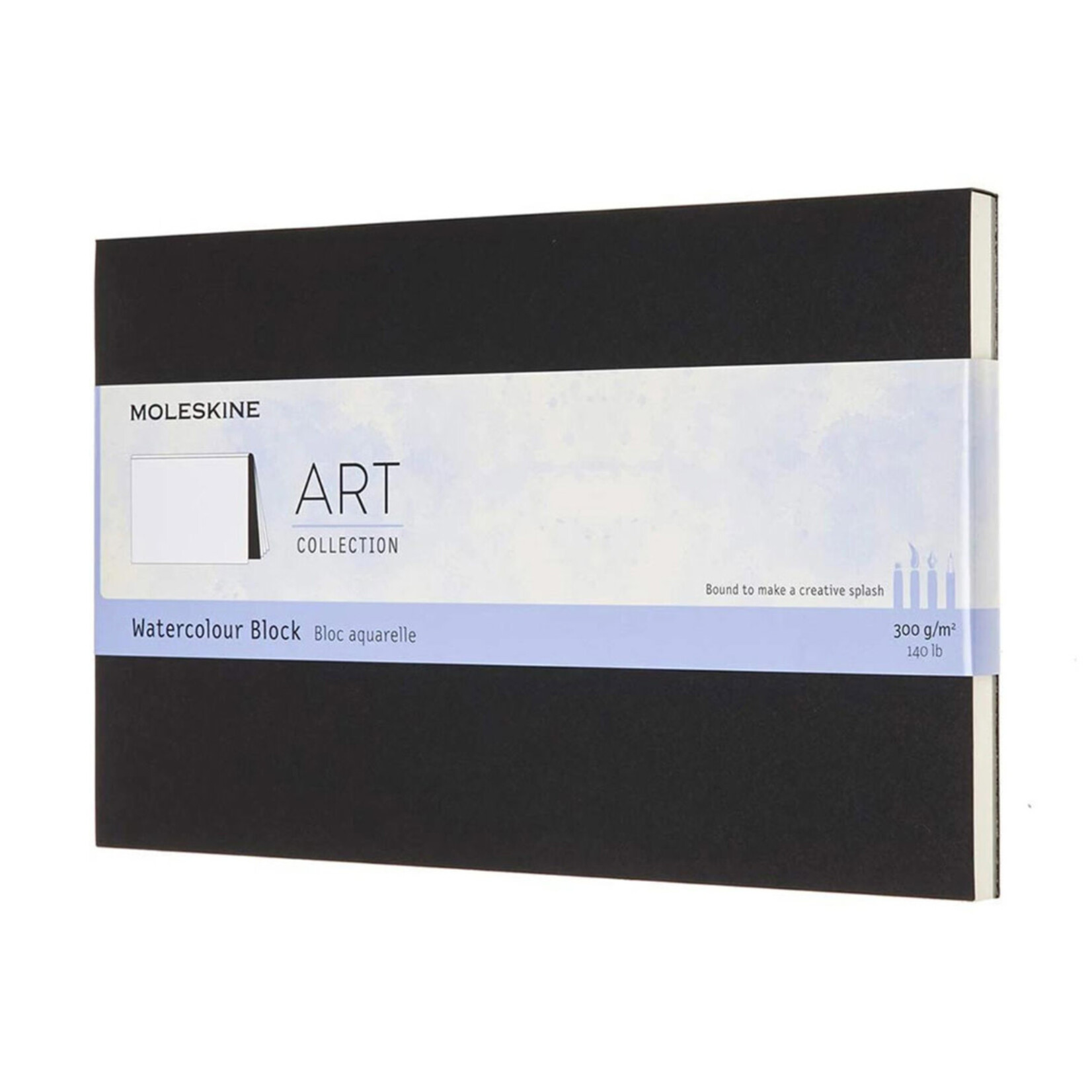 Moleskine Moleskine Art Watercolor Block, Black (9 x 12.25)