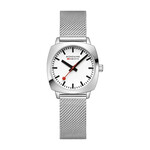 Mondaine Mondaine Petite Cushion 31mm Watch - Steel