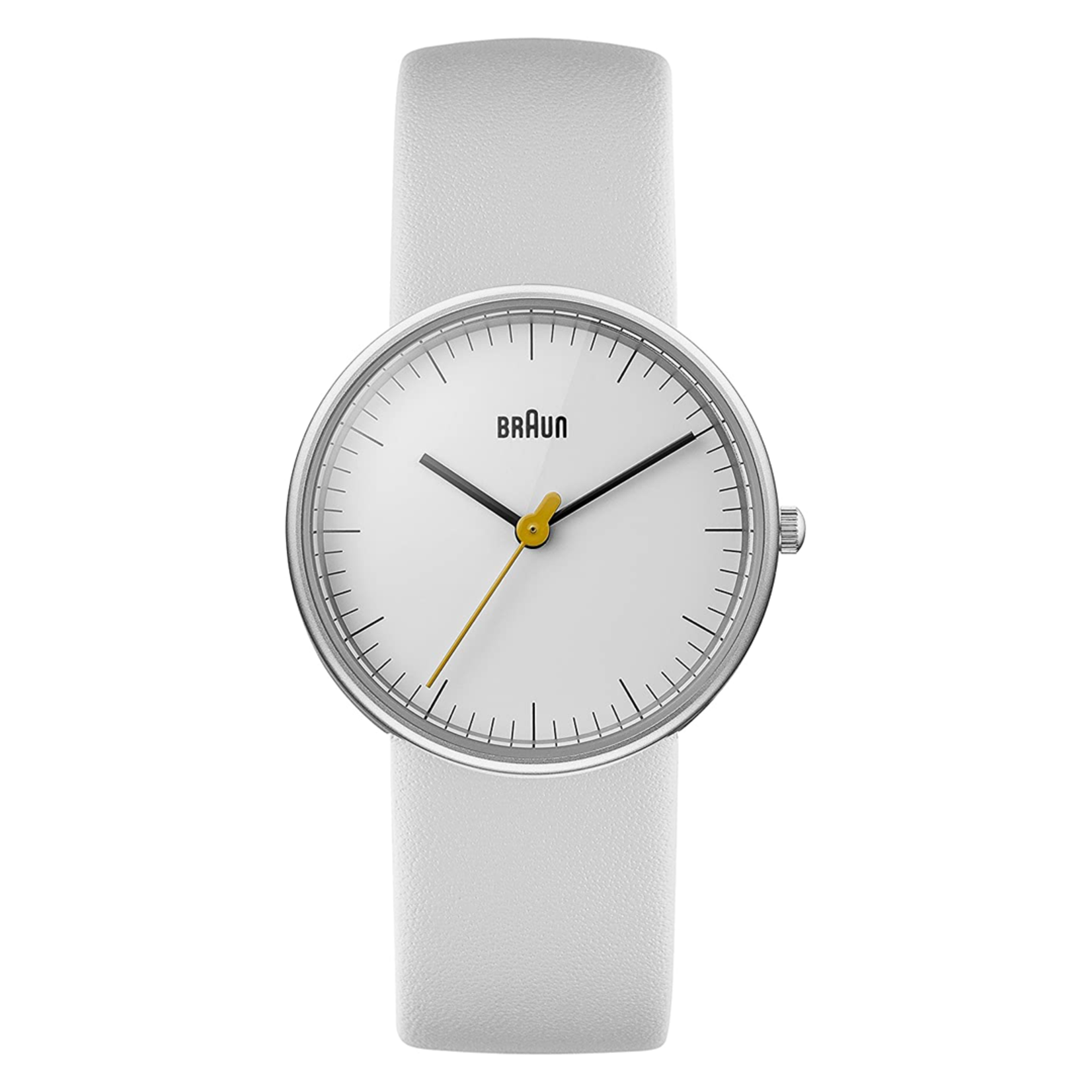 Braun Braun BN0231 Classic Watch with Leather Strap (White)
