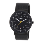 Braun Braun BN0032 Gents Classic Watch - Black Dial and Black Mesh Bracelet