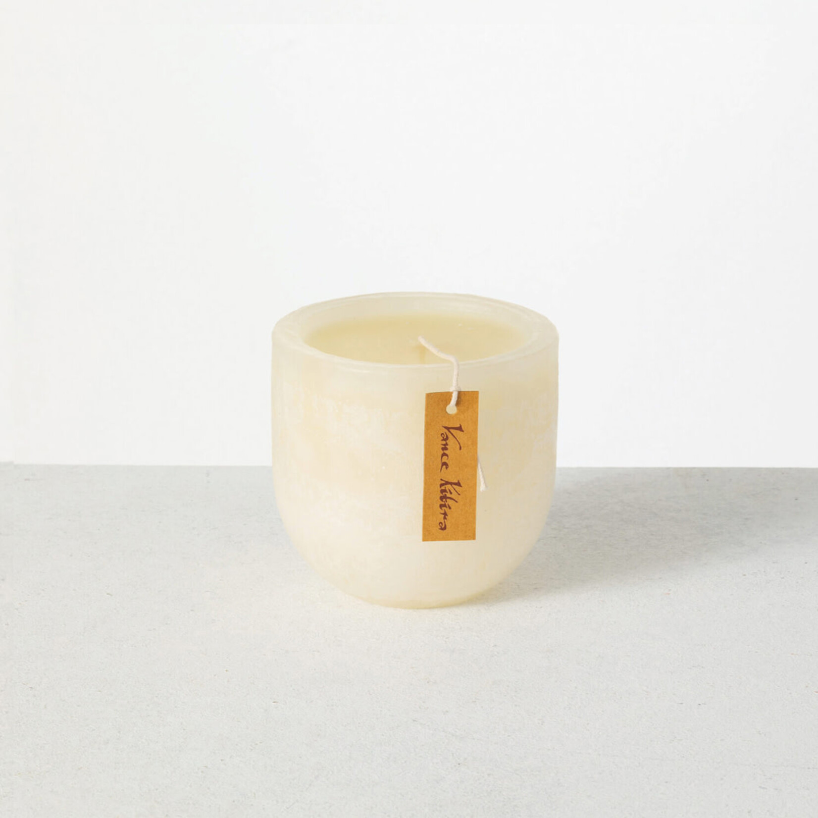 Vance Kitira Vance Kitira Timber Goblet Candle, 3.25'' - Melon White