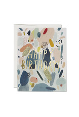 Abstract Birthday greeting card