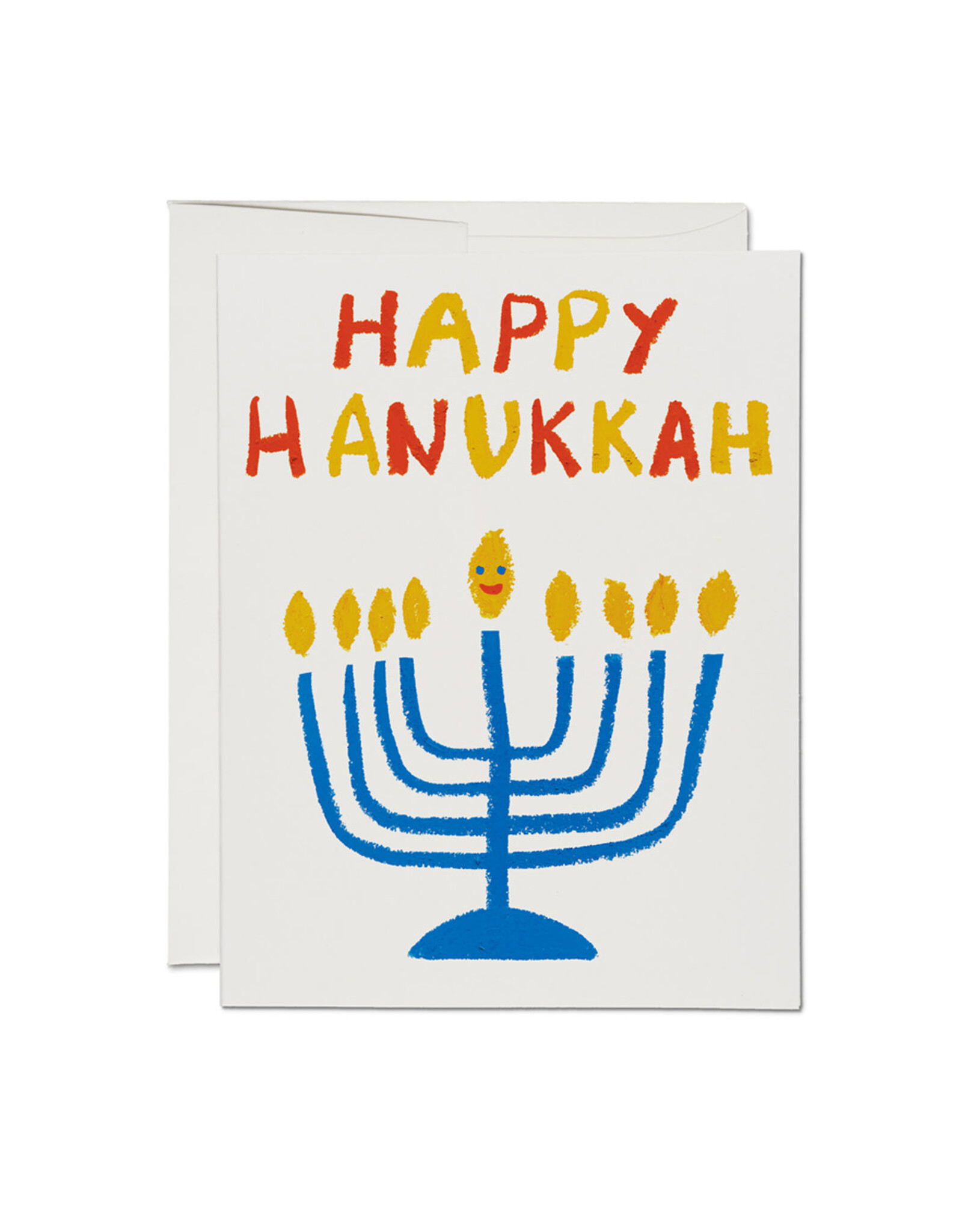 Happy Menorah holiday greeting card, boxed set