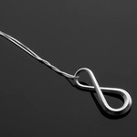 hk+np hk+np Infinity Pendant - Matte Finish (w/ 18" chain)