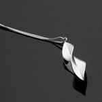 HK + NP Spiral Pendant Mirror Finish (w./ 16" chain)