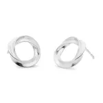 hk+np hk+np Lunar Aurora Earrings - Matte Finish
