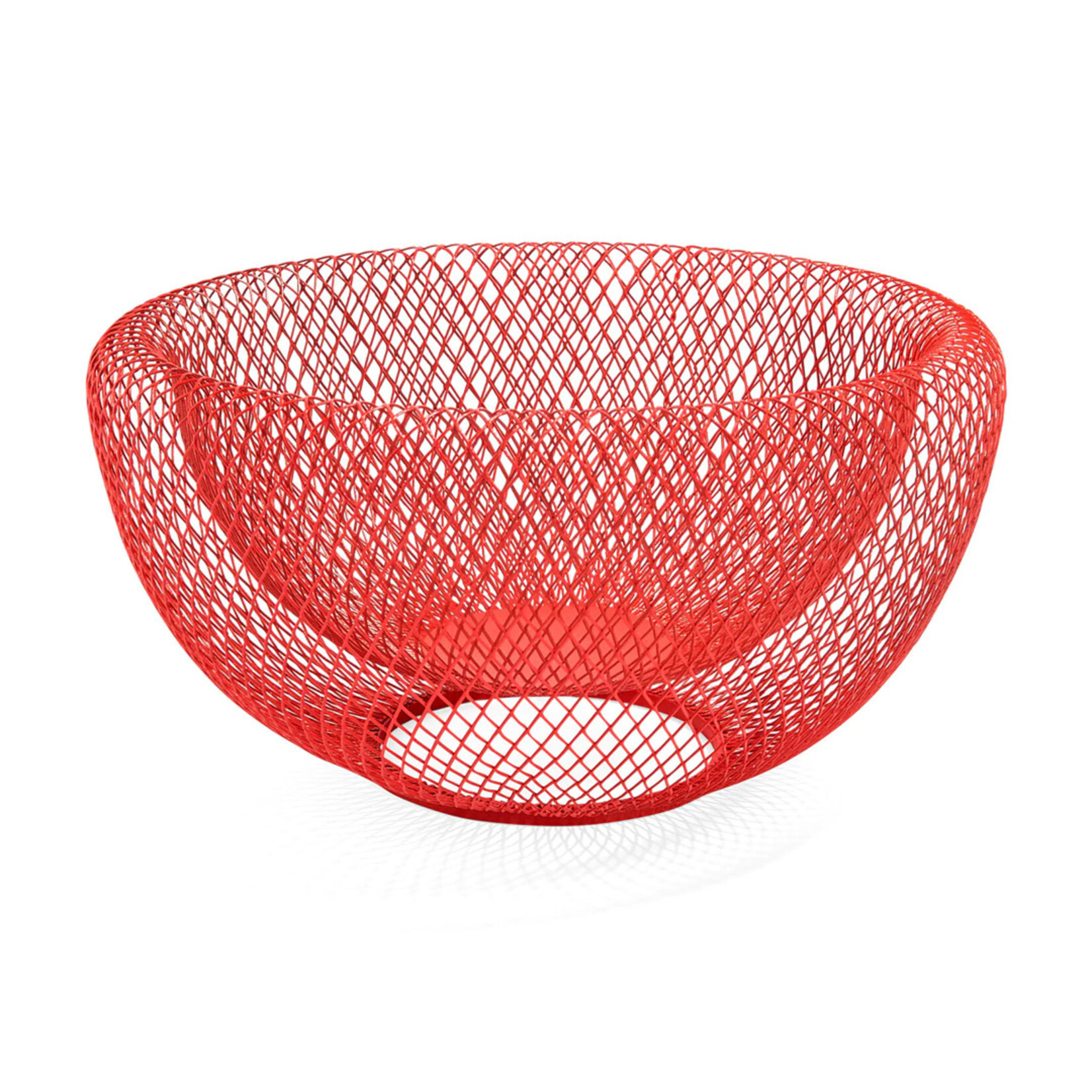 MoMA MoMa Wire Mesh Bowl, Red