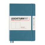 Leuchtturm Leuchtturm1917 Notebook, Medium (A5), Hardcover - Stone Blue, Plain