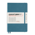 Leuchtturm Leuchtturm1917 Notebook, Medium (A5), Hardcover - Stone Blue, Ruled