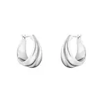 GEORG JENSEN GEORG JENSEN, Curve Medium Earring - Silver (501B)