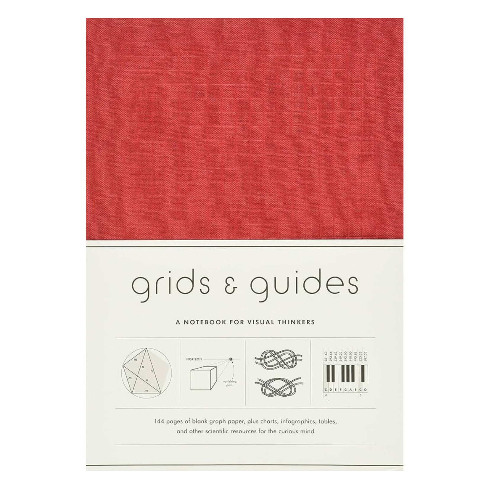 Grids and Guides (Red): A Notebook for Visual Thinkers