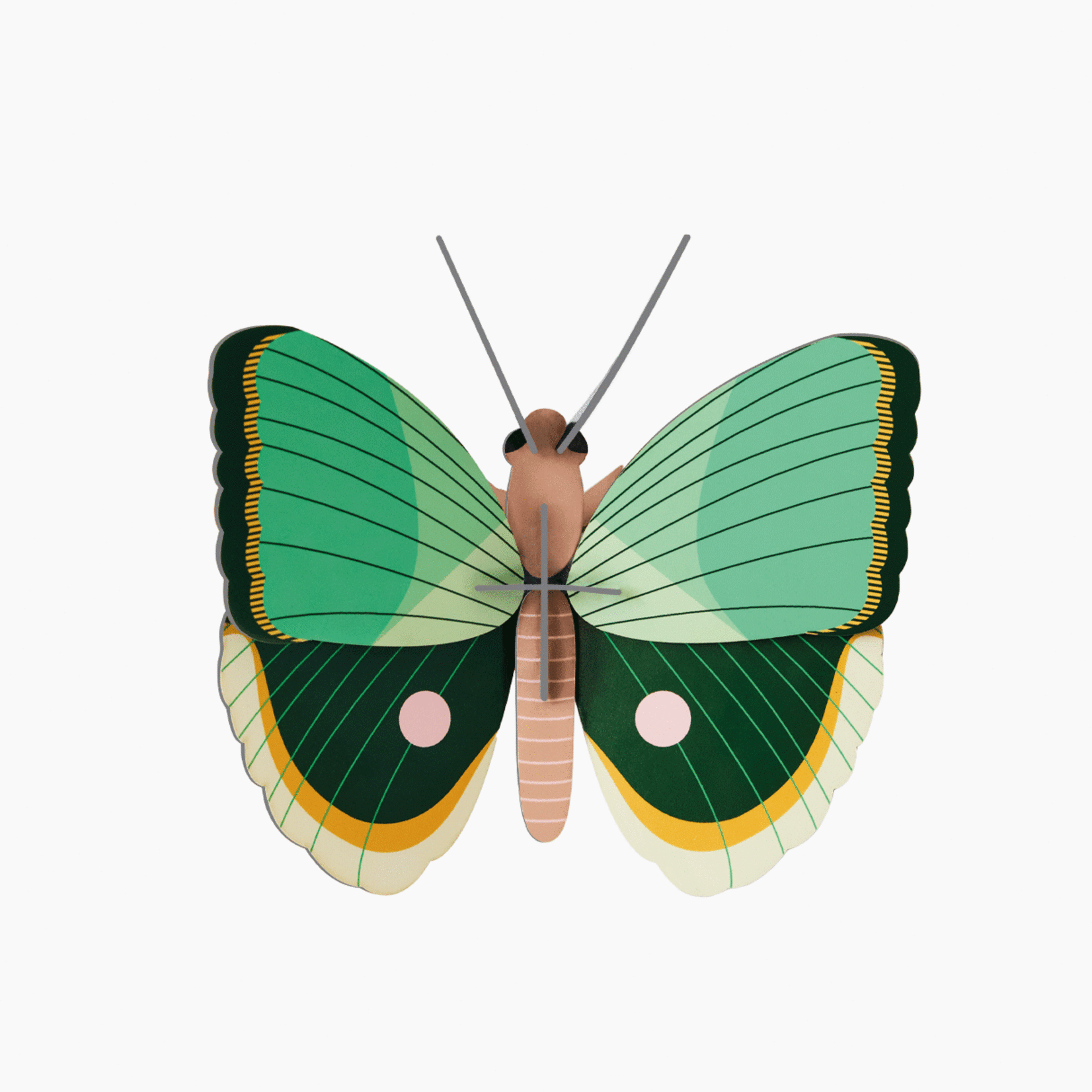 Studio Roof Small Insects - Fern Striped Butterfly