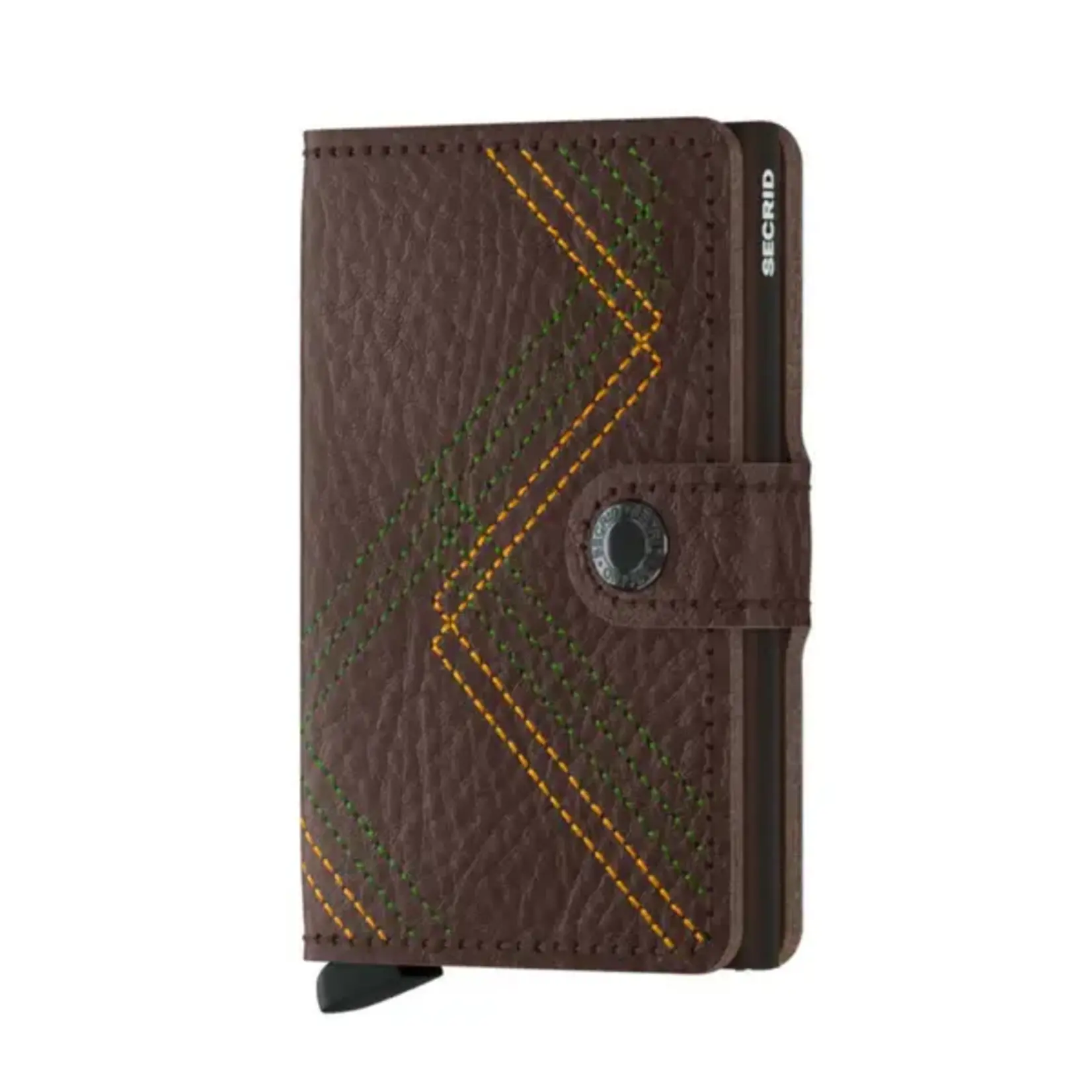 Secrid Secrid Miniwallet Stitch Linea Espresso