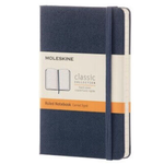 Moleskine Moleskine Pocket Hardcover Ruled Notebook, Sapphire Blue