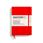 Leuchtturm Leuchtturm A5 Hardcover  Notebook, Red, Squared