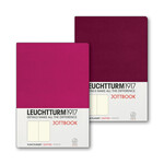 Leuchtturm Leuchtturm A5 Jottbook Double Notebook, Berry & Port Red, Dotted