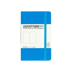 Leuchtturm Leuchtturm Plain Pocket Hardcover Notebook, Azure
