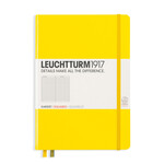 Leuchtturm A5 Hardcover Notebook, Lemon, Squared
