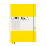 Leuchtturm Leuchtturm A5 Hardcover Notebook, Lemon, Squared