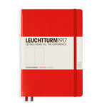Leuchtturm A5 Hardcover Notebook, Red, Dotted