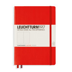 Leuchtturm Leuchtturm1917 Notebook, Medium (A5), Hardcover - Red, Dotted