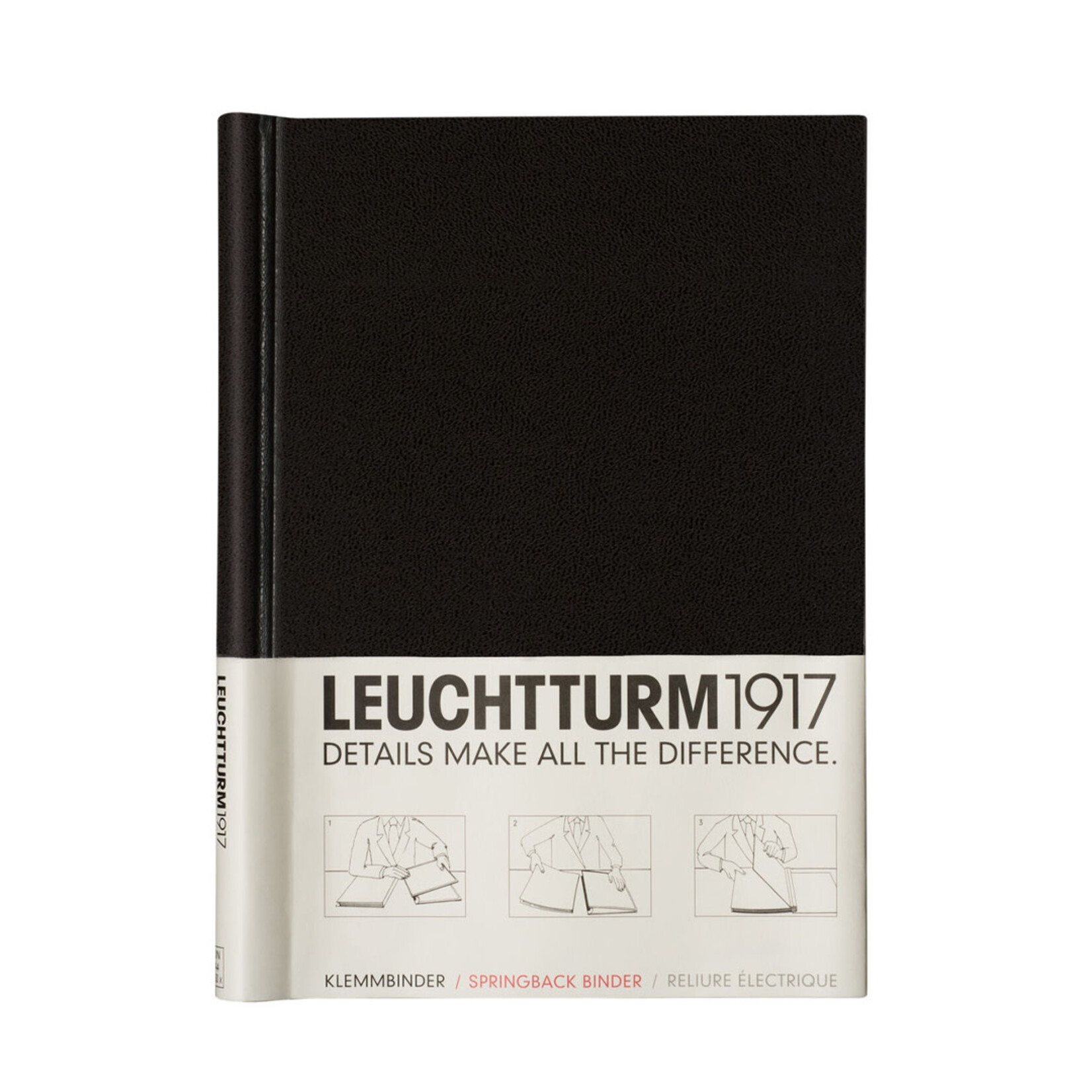 Leuchtturm Leuchtturm Springback Binder - Black