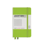 Leuchtturm Leuchtturm Squared Pocket Hardcover Notebook, Lime