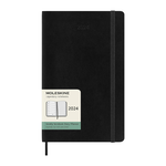 Moleskine Moleskine Horizontal 12 Month Weekly Planner, 2024, Softcover - Black