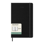Moleskine Moleskine Horizontal 12 Month Weekly Planner, 2024, Large, Hardcover - Black