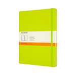 Moleskine Moleskine Classic Notebook, XL, Hardcover - Lemon Green, Ruled