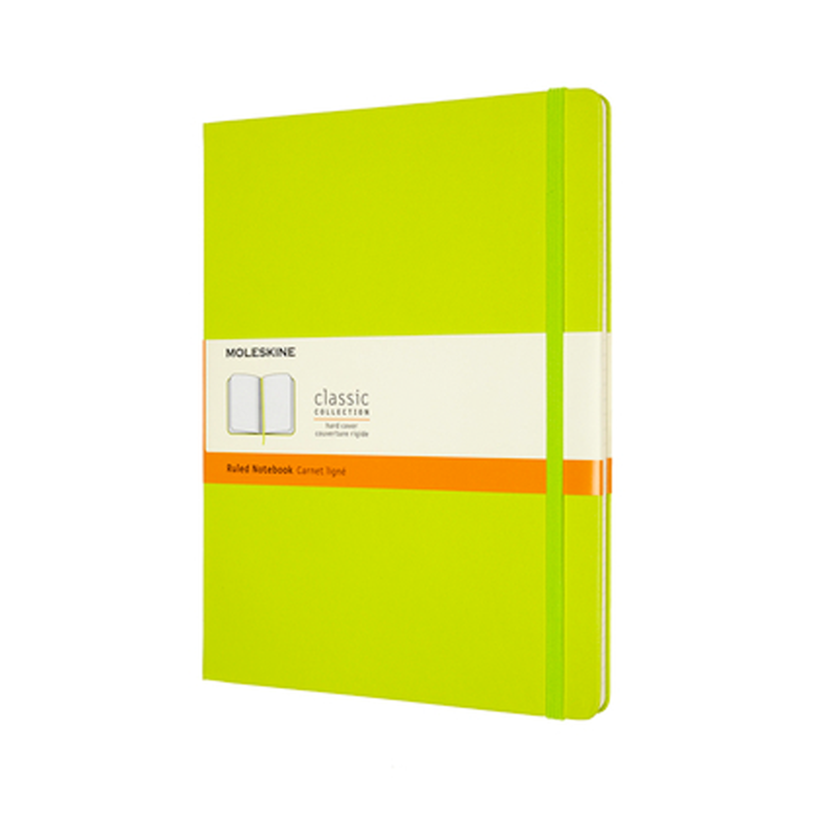 Moleskine Moleskine Classic Notebook, XL, Hardcover - Lemon Green, Ruled