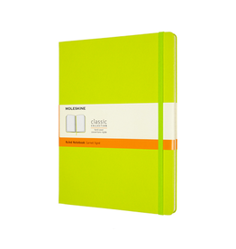 Moleskine Moleskine Classic Notebook, Extra Large, Ruled, Lemon Green, Hard Cover (7.5 X 9.75)