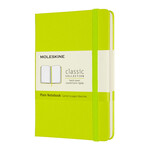Moleskine Classic Pocket, Plain, Hard Cover, Lemon Green