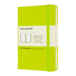 Moleskine Moleskine Classic Notebook, Pocket, Hardcover - Lemon Green, Plain
