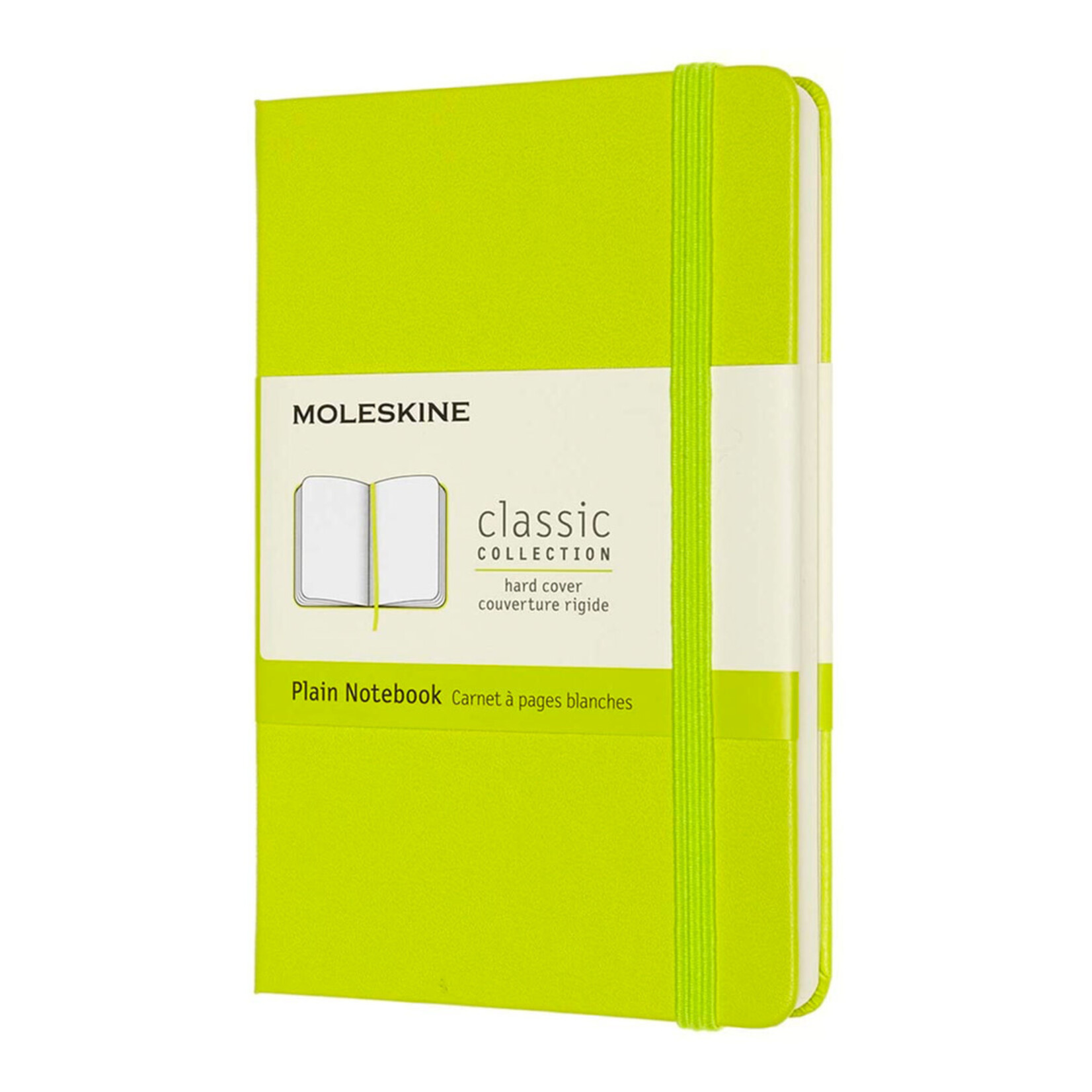 Moleskine Moleskine Classic Notebook, Pocket, Hardcover - Lemon Green, Plain