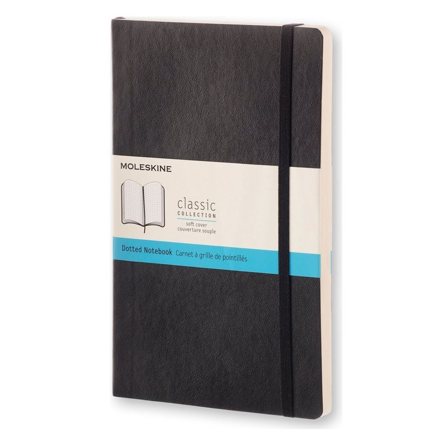 Moleskine Moleskine Classic Notebook, Large, Softcover - Black, Dotted