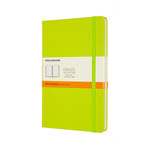 Moleskine Moleskine Classic Notebook, Large, Ruled, Lemon Green, Hard Cover