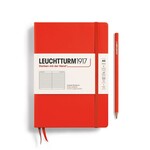 Leuchtturm Leuchtturm A5 Hardcover Notebook, Lobster, Ruled