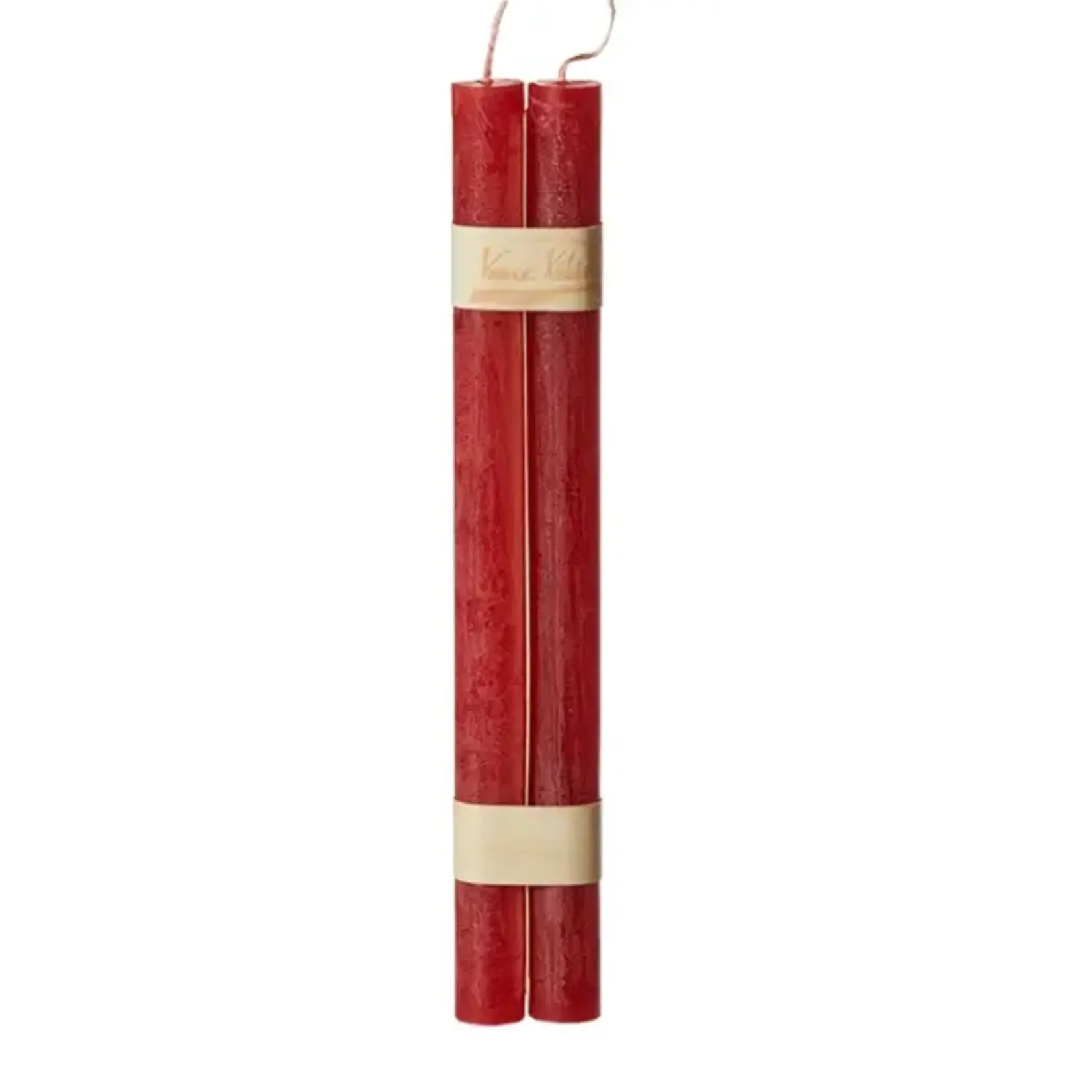 Vance Kitira Timber Taper Hanging Pillar Candles, Cranberry Timber