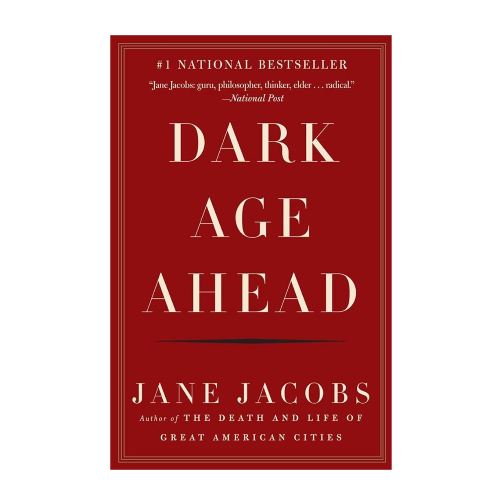 Jane Jacobs Dark Age Ahead (paperback)