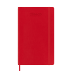 Moleskine 2024-2025 18 Month Weekly Planner, Soft cover (Scarlet Red)