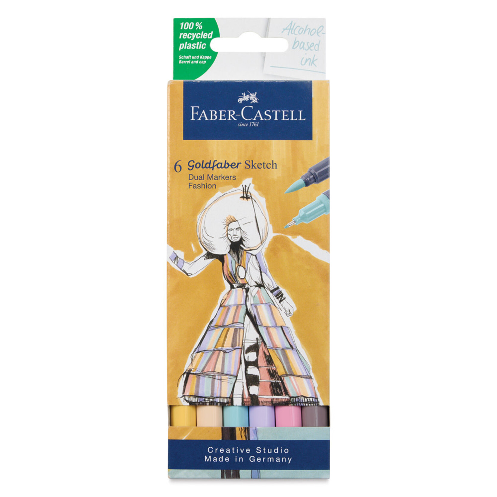 Faber-Castell Faber-Castell Goldfaber Sketch Dual Markers Fashion (Set of 6)