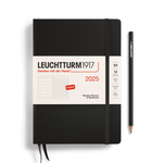 Leuchtturm Leuchtturm1917 Weekly Planner Medium (A5) 2025, Black