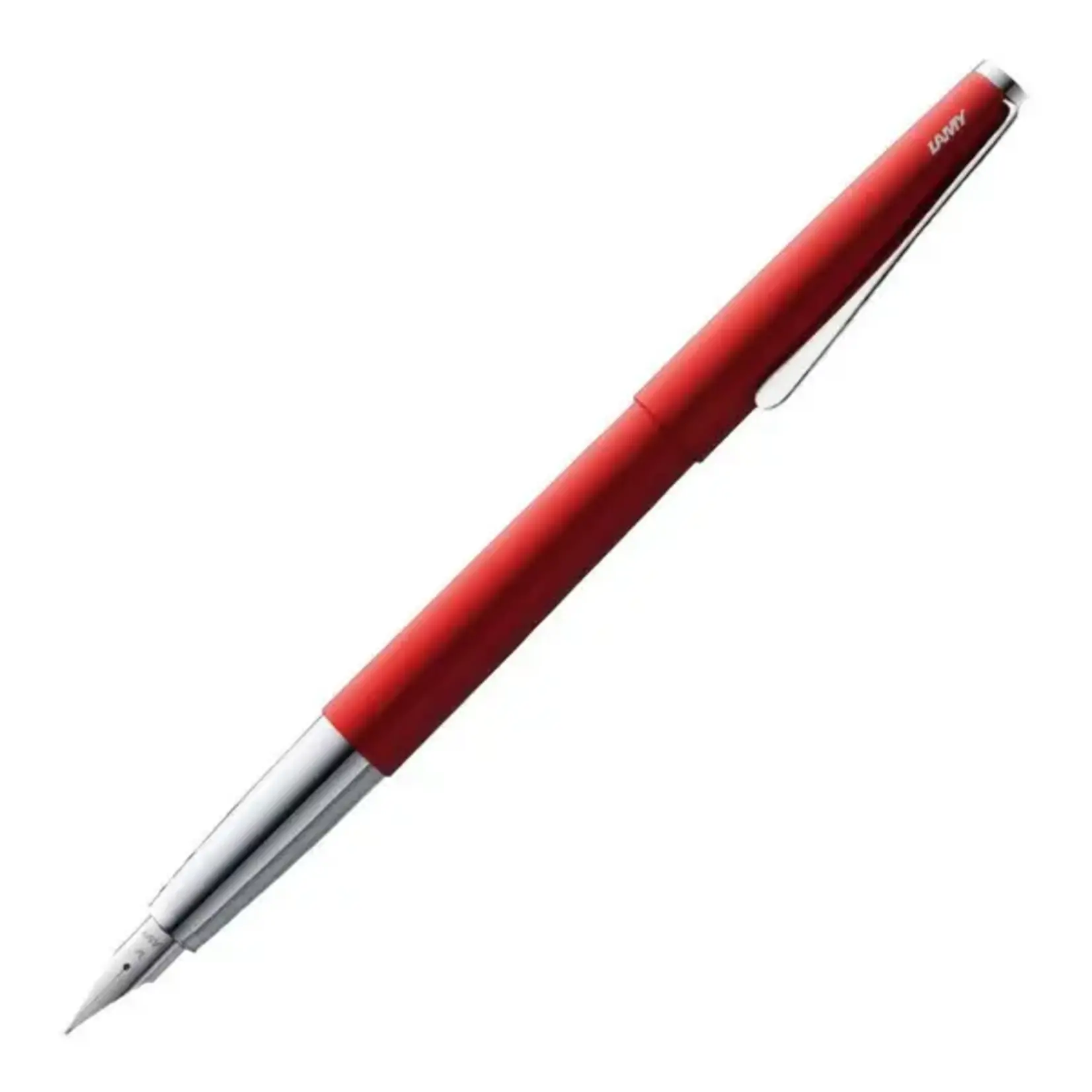LAMY LAMY Studio Royal Red Matt Steel Fountain Pen, Fine