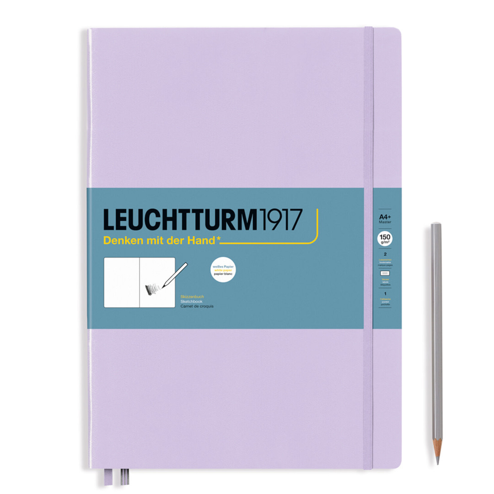 Leuchtturm Leuchtturm Sketchbook Master A4 Hardcover - Lilac