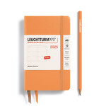 Leuchtturm Leuchtturm1917 Weekly Planner 2025, Pocket (A6) Hardcover, Apricot